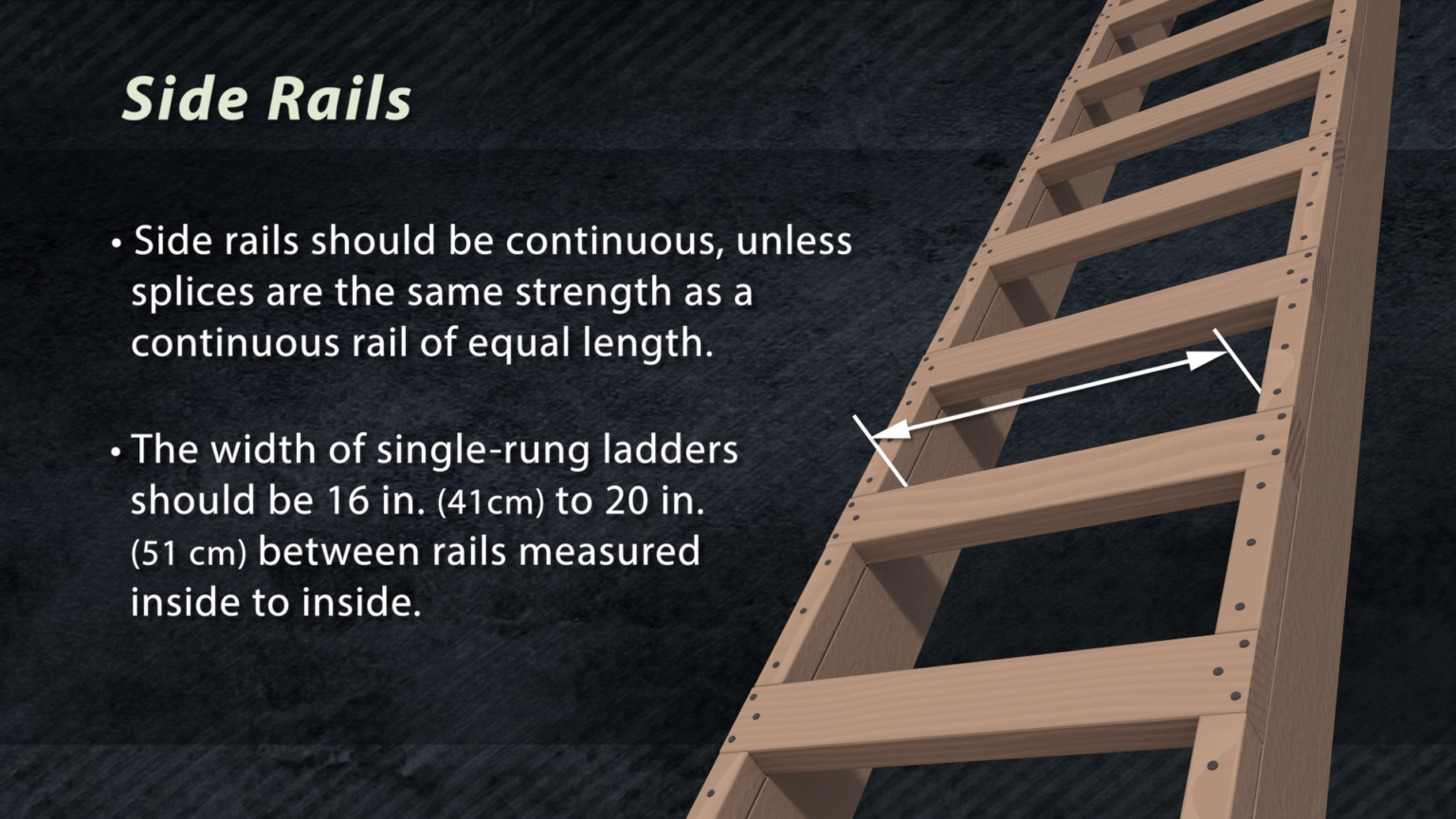 job made wooden ladders Light Duty Pathway
