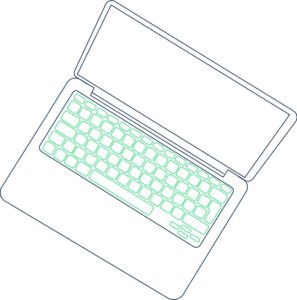 laptop Online educational videos, quizzes, and interactive activities.