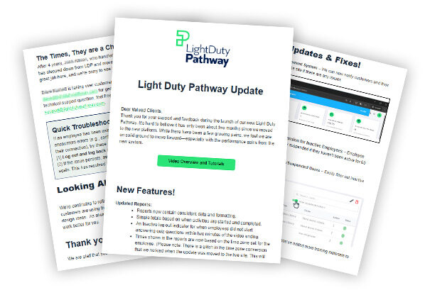 LDP_newsletter Examples images of newsletters that we've sent out.